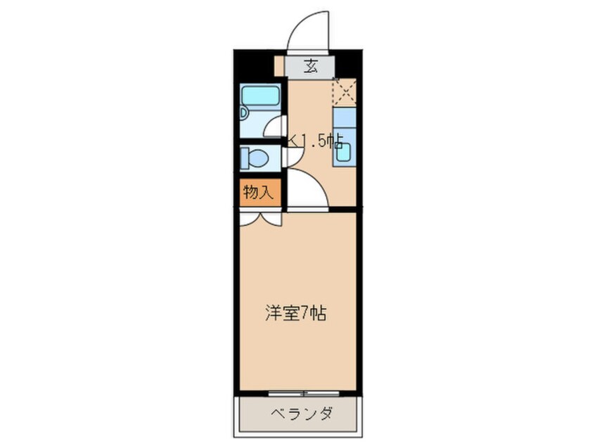 間取図 キャンパスシティ正門前Ⅲ