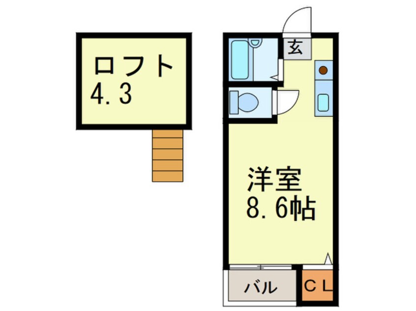 間取図 エスペランス平尾