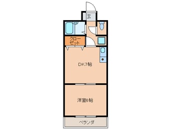間取図 ラルジュ大濠