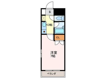 間取図 ギャラン工大駅前