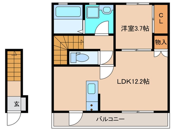 間取り図 Dio赤間