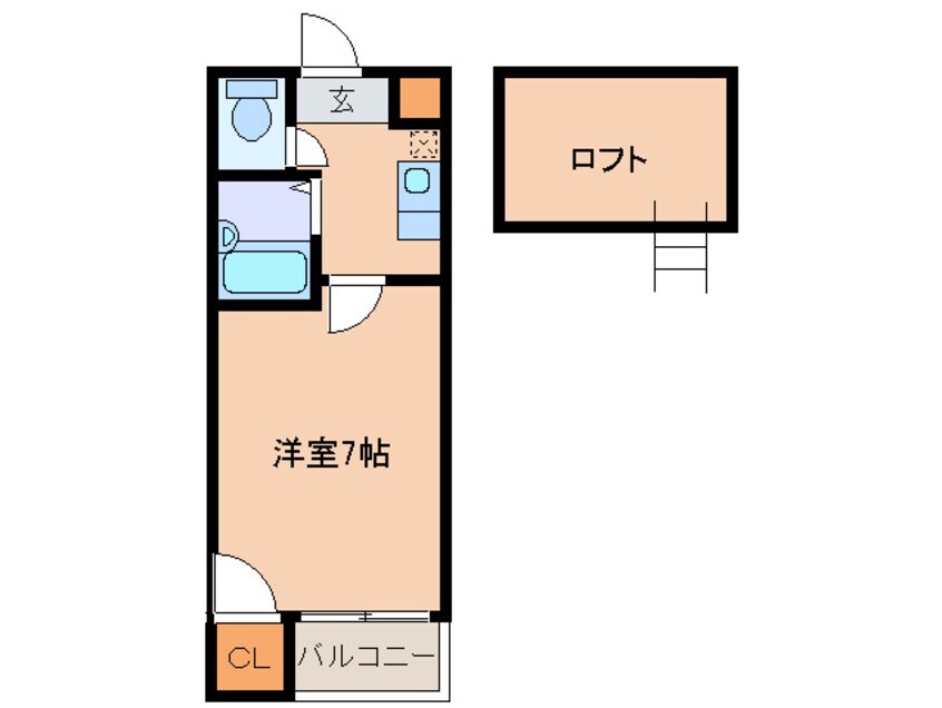 間取図 姪浜コンパートメント