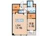 エンクレスト呉服町（1406） 1LDKの間取り