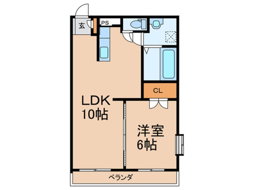 間取図 セントラルアベニュー