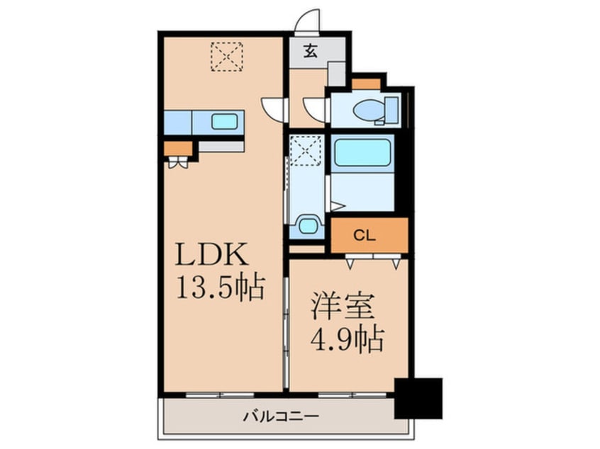 間取図 ベルカンパーニュ