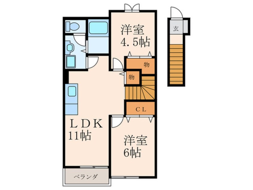 間取図 グランシャリオＢ