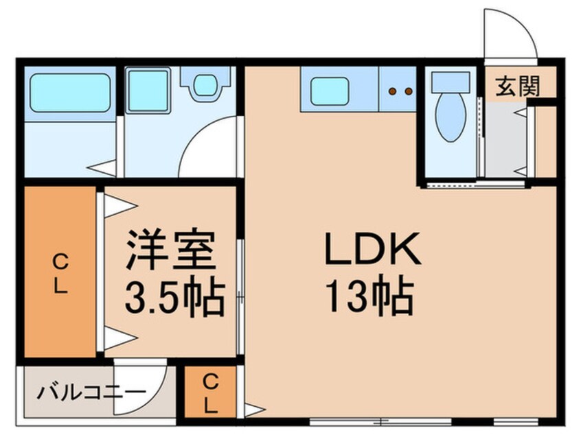 間取図 Wウィステリア博多