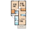ディアスRAM　A棟の間取図
