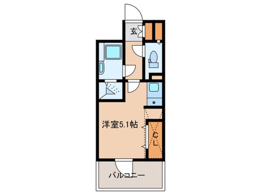 間取図 MODERN　PALAZZO　天神南Ⅱ