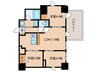 MODERN　PALAZZO　天神南Ⅱ 3LDKの間取り