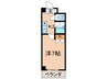 晴和ビル 1Kの間取り