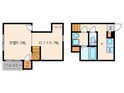 CB千早南カミーノの間取図