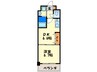 チェリ－ハイム高宮 1DKの間取り