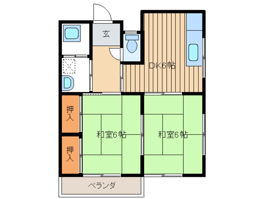 間取図 コーポ和久