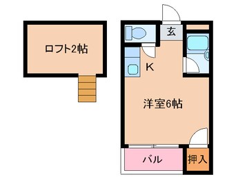 間取図 鵜飼パレス西戸崎