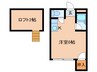 鵜飼パレス西戸崎 1Rの間取り