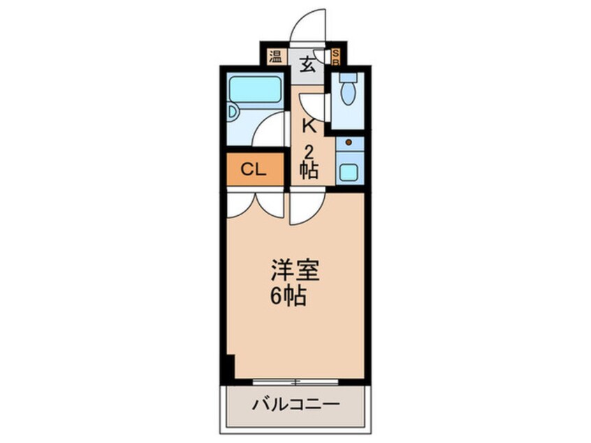 間取図 キャンパスシティ太宰府(310)