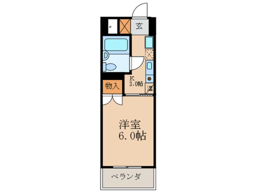 間取図 ヤングコーポ北方