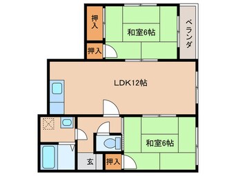 間取図 サンライズ塔野