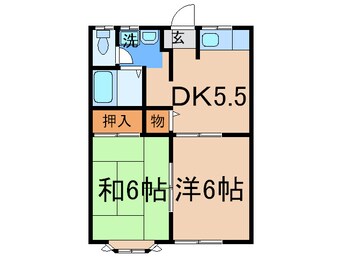 間取図 サンヒルズ木屋瀬