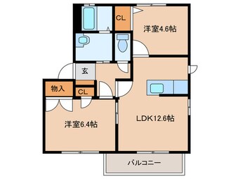 間取図 ファンテージ21　D棟