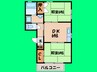 コーポディアス 2DKの間取り