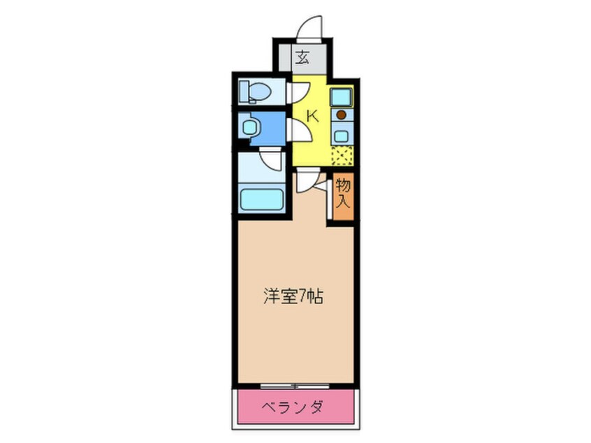 間取図 ジュネス自由ヶ丘