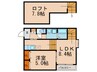 アットイ－ズ香椎 1LDKの間取り