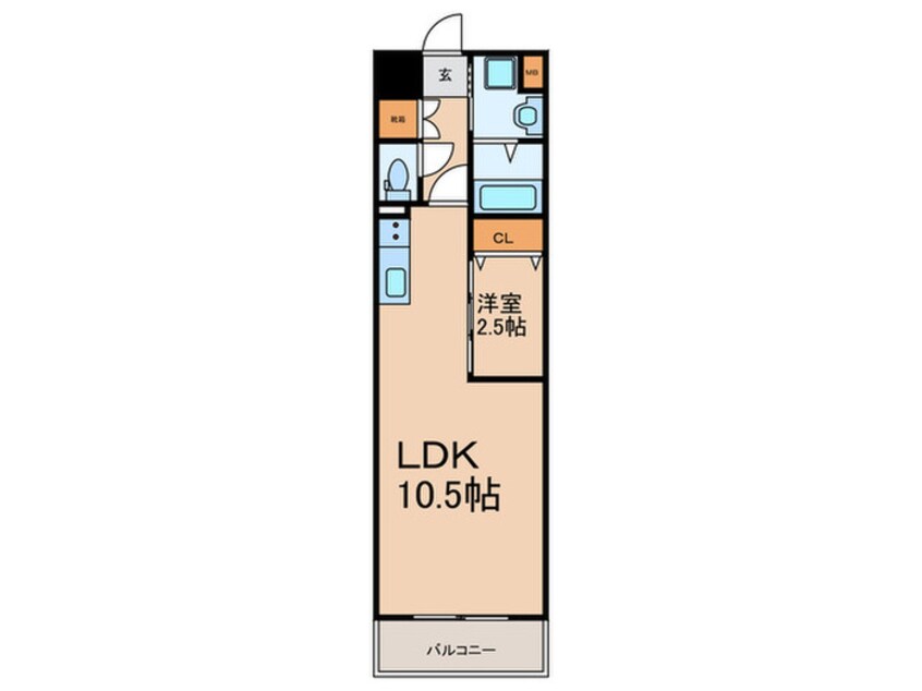 間取図 LIFEFIELD銀天町