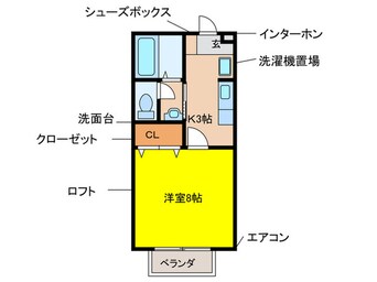 間取図 セジュール・エラン