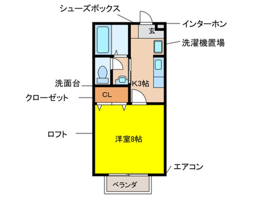 間取図 セジュール・エラン