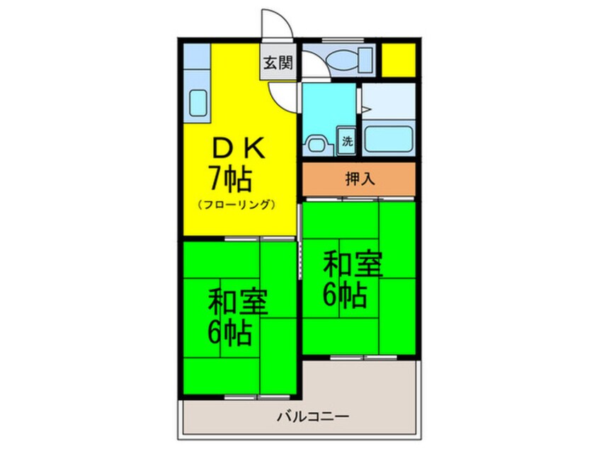 間取図 トピア大橋