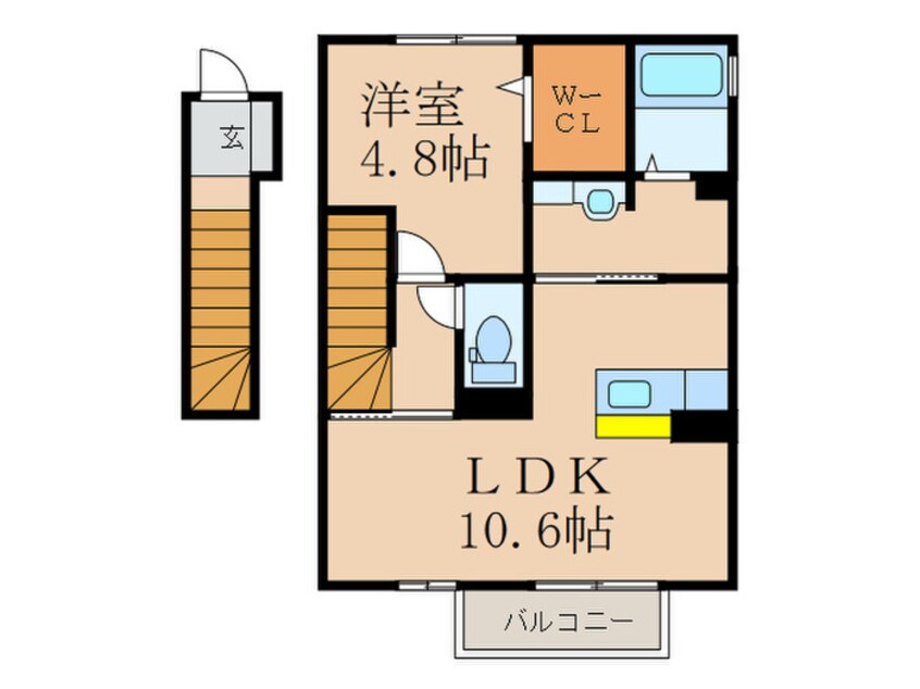 間取図 エスポワールモモ