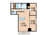 あきない通り西原 2LDKの間取り