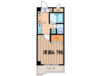 間取図 エスポワール筥松