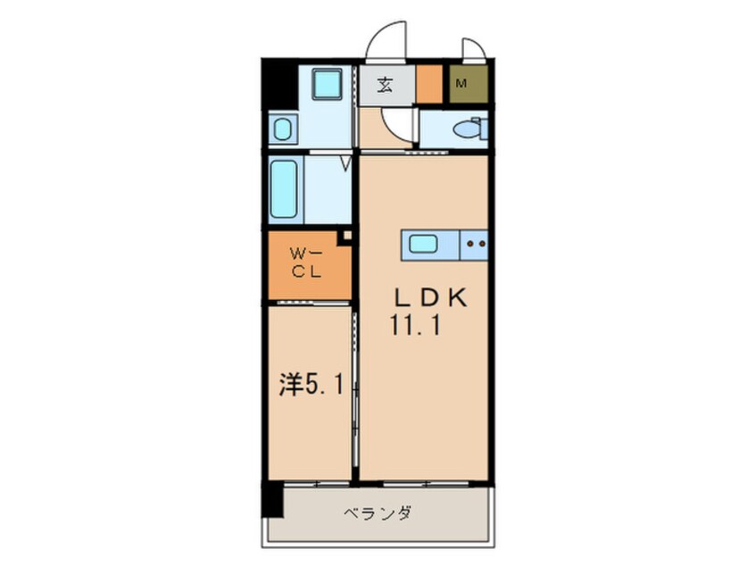 間取図 ディアコート門司