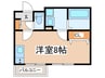 ＬａＰｒｉｍａｖｅｒａ二日市南 1Rの間取り