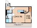 D-room東浜町の間取図