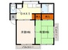 フォーブルＹ 2DKの間取り