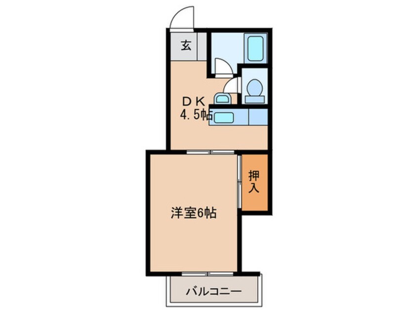 間取図 メモリープラザ大橋Ⅱ