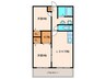 横町ツインハイツＡ棟 2LDK+Sの間取り