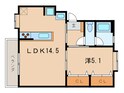 田の浦ハイツの間取図