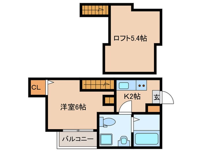 間取り図 Crecia大橋