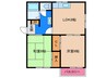 ベガハイツ(1号室) 2LDKの間取り