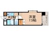 ト－ケン設計戸畑駅前Ⅱ 1Kの間取り