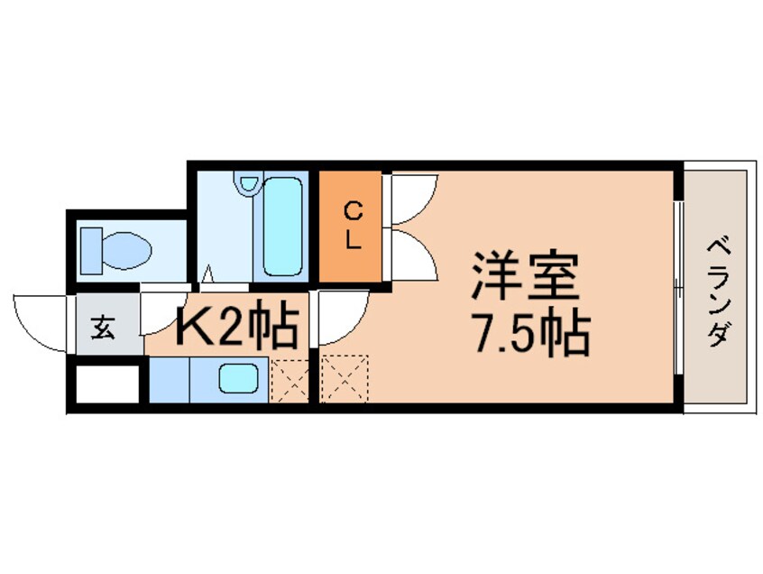 間取図 ト－ケン設計戸畑駅前Ⅱ