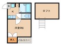 エフ・フラット室見の間取図