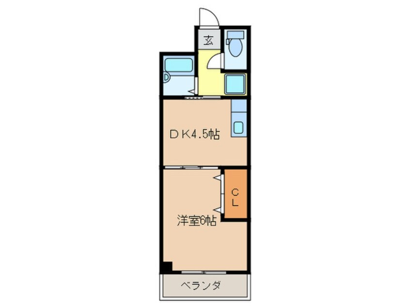 間取図 カーサコモーダ