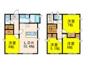 ヒルサイド寺塚　B棟の間取図