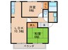 グランコ－ト 2LDKの間取り
